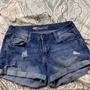 Old Navy the Boyfriend jean shorts